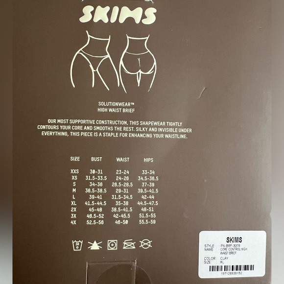 Skims Core Control HIGH-WAISTED BRIEF - clay - XL - Picture 12 of 12